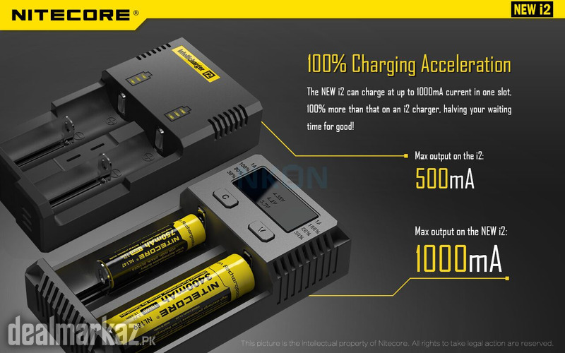 Nitecore Intellicharger i2 EU batterycharger ORIGINAL UK ZONE STOCK