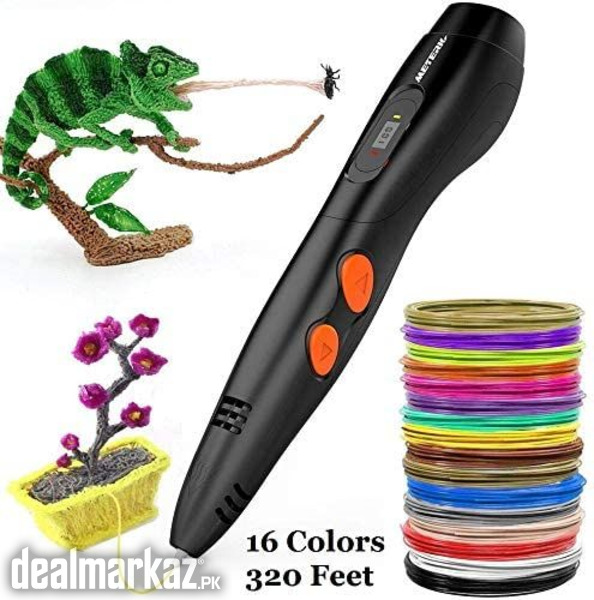 3D Printing Pen,Meterk Intelligent Doodler Pen with LCD Display 16 Loo photo 2