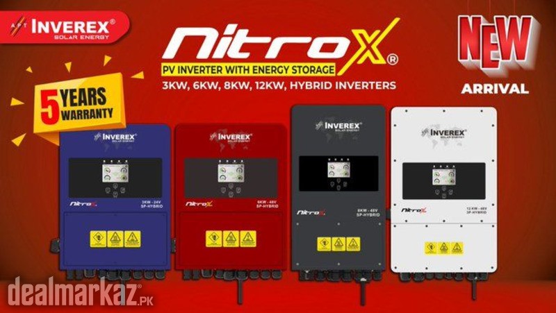 NITROX 6KW | Hybrid Solar Inverter | Inverex Brand | IP65 photo 1