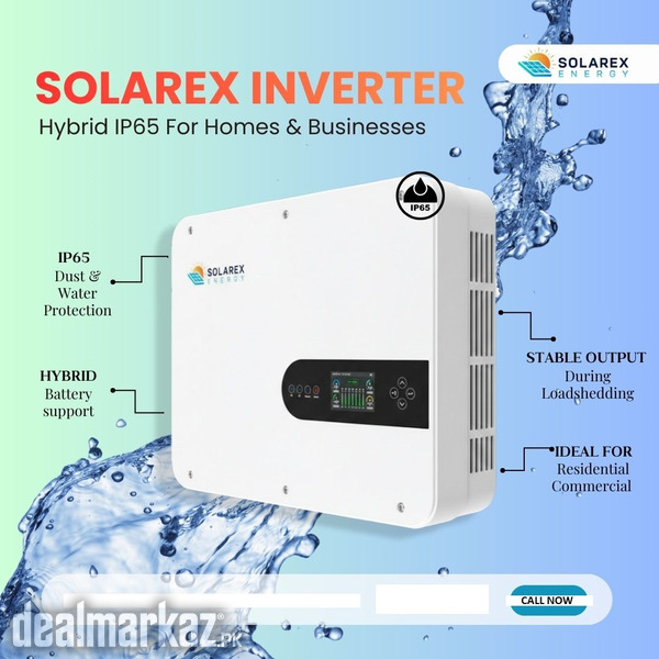 6Kw IP65 Hybrid Solar Inverter | 5 Year Warranty | Solarex Energ photo 1