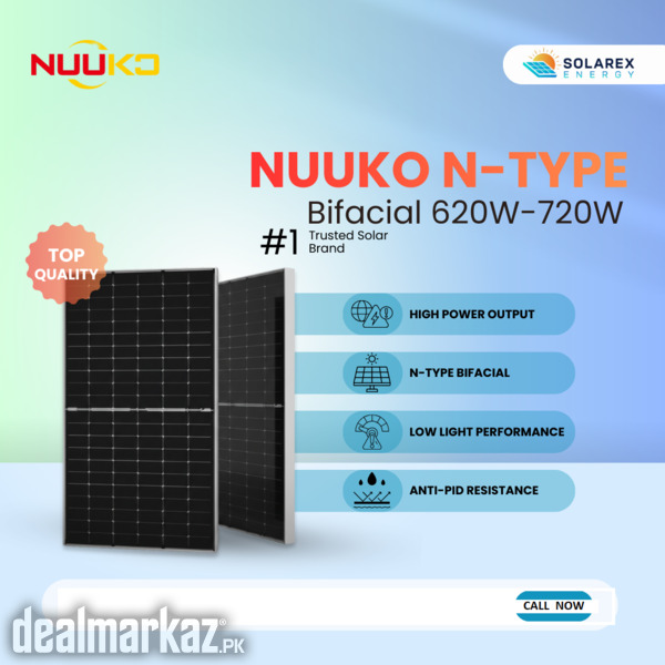 NUUKO 620W | 720W Grade 'A' Teir 1 Documented Solar Panel photo 1