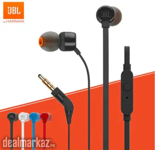 JBL T110 Wired In-Ear Headphones with JBL Pure Bass Sound ( genuine ) photo 1