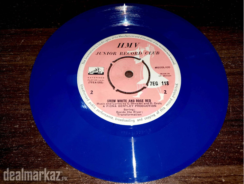 Multicoloured EPs Vinyl Gramophone Records of Children Rhymes photo 1