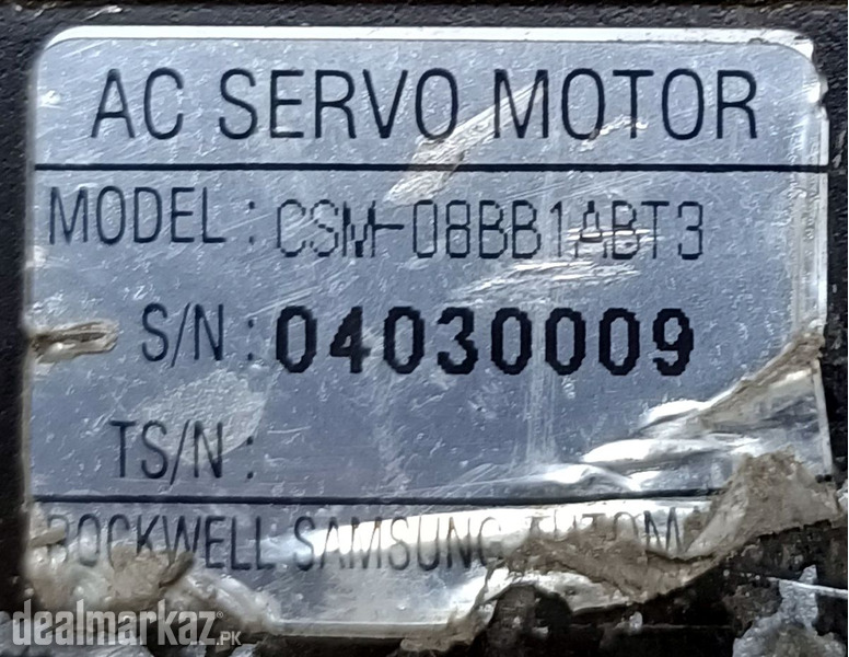 SAMSUNG ROCKWELL CSM-08BB1ABT3 AC Servo Motor SM1234 photo 2