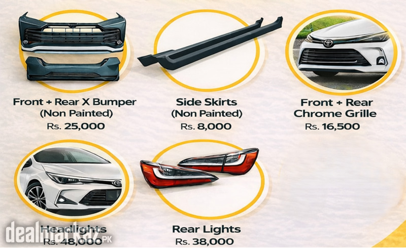 Corolla 2015 to 2023 Facelift Conversion Kit | Lahore photo 1