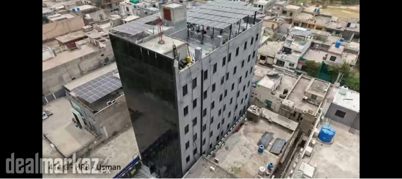 1 kanal spacious glassy new plaza for sale in M A johar town