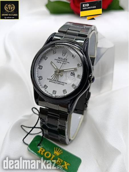 ROLEX BLACK GENTS WATCH photo 1