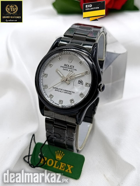 ROLEX BLACK GENTS WATCH photo 2