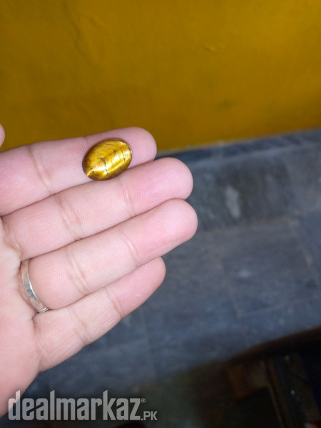 Real Tiger Eye Gemstone - Silver Ring Made to order Whatsapp for Price photo 2