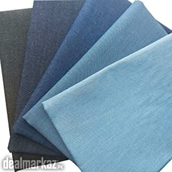 Denim Jeans Unstitch Fabric Stretchable and Soft photo 1