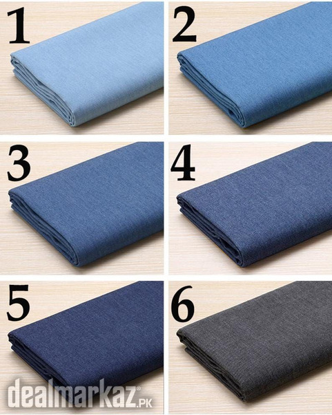 Denim Jeans Unstitch Fabric Stretchable and Soft photo 2