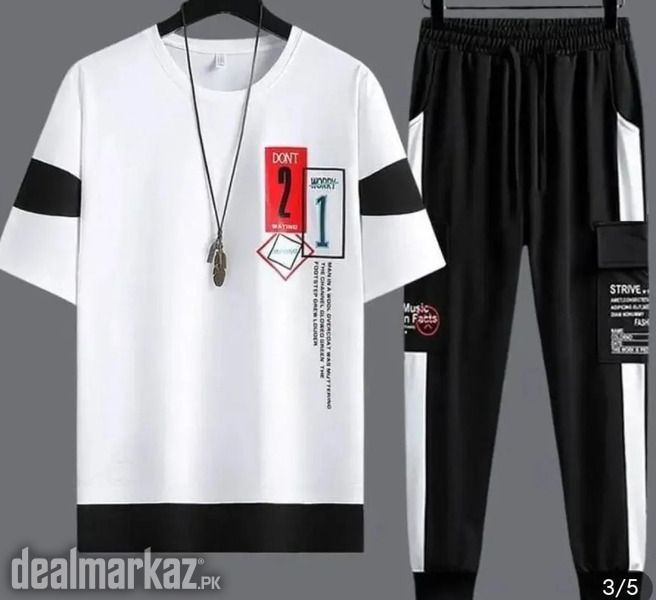 2 Pcs Men's Micro Interlock Graphic Sublimation Track Suit photo 2