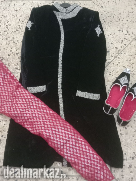 Junoon Brand sherwani in velvet photo 1