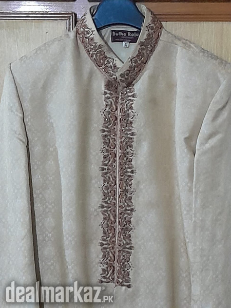 Groom Dulha Sherwani With Kulla (One Time Used Only) photo 1
