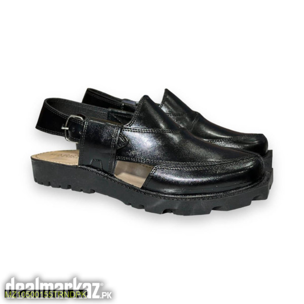 Men's black narozi shoes Free delivery photo 1