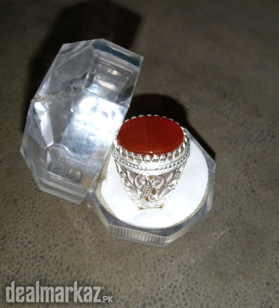 Yemani Aqeeq - Akik Silver Ring - Made to Pre-order photo 2