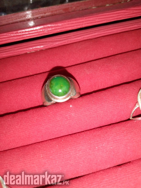 Hussaini Feroza Silver Ring, Gemstone - Whatsapp for Prices or Order photo 1