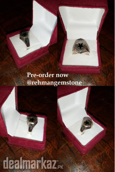 Hirz e Jawad 925 Irani Silver Rings and Locket - Whatsapp for Prices photo 2