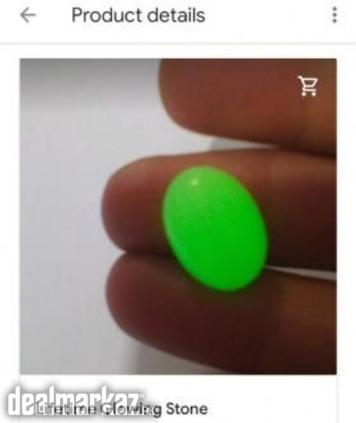 Green Glowing Stone in Darkness Whatsapp for Latest Prices photo 1