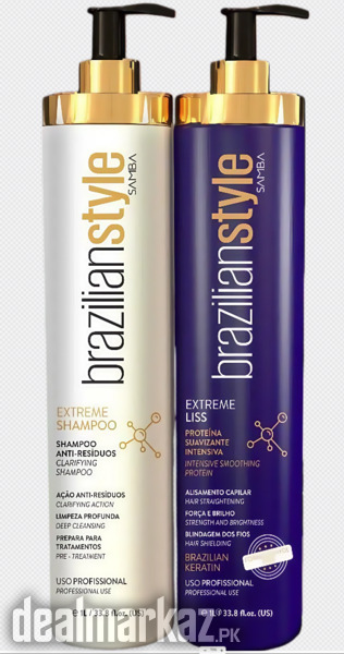 Samba Brazilian Style Extreme Liss Hair Straightening Keratin Kit 1L photo 1