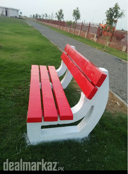 Concrete Outdoor Bench / Garden Cement Bench photo 2