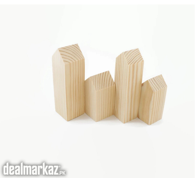 Wooden Mini Houses Set – Different Sizes photo 2