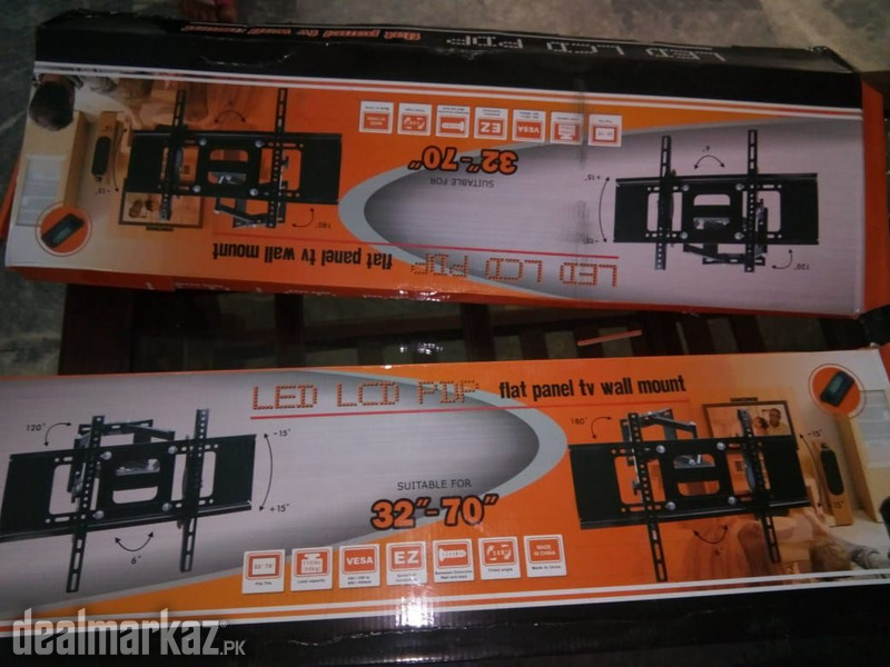 Lcd wall mount bracket adjustable DA-01 moveable imported dual arm photo 1