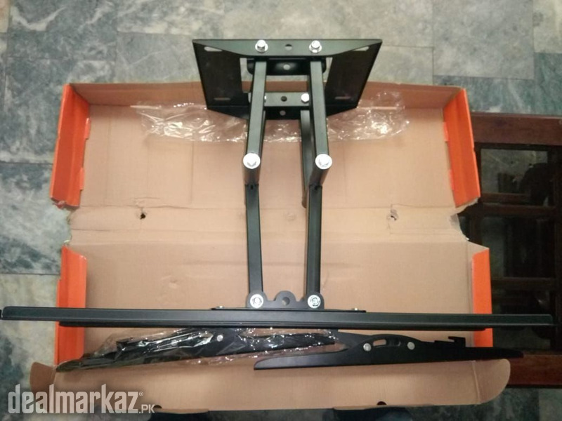 Lcd wall mount bracket adjustable DA-01 moveable imported dual arm photo 2