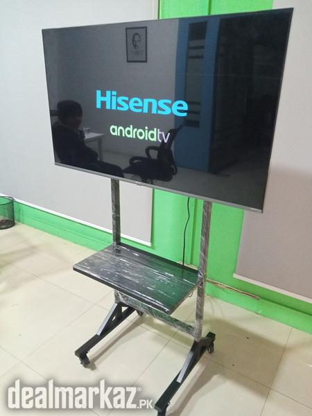 LCD LED tv Floor stand with wheel For office home institute media expo photo 1