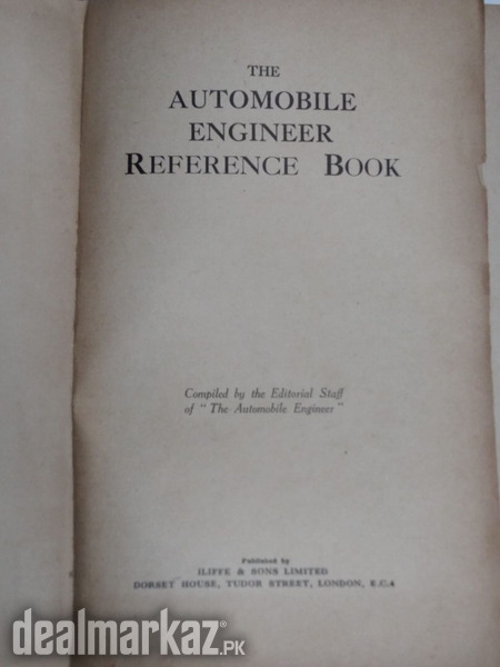 Automobile Engineer Reference 1922 photo 2