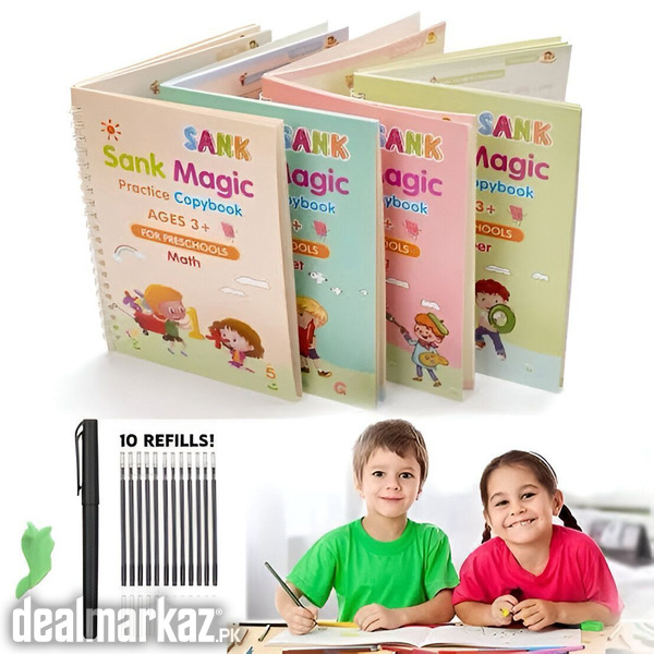 Sank Magic Book pack of 4 With 10 refil & pen photo 1