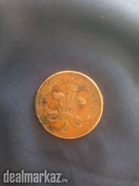 Elizabeth ii.d.g Tow pence photo 2