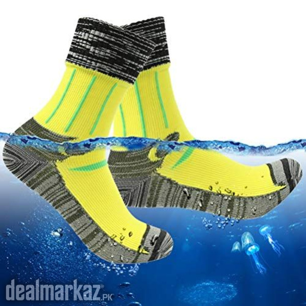 RANDY SUN 100% Waterproof Socks, Unisex Hiking Wading Trail Running Ka photo 2