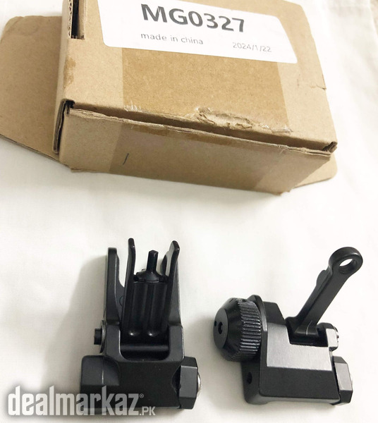 Iron Sight Flip Tactical 20mm Picatinny rail m16 Ar15 Rifle Sight photo 2