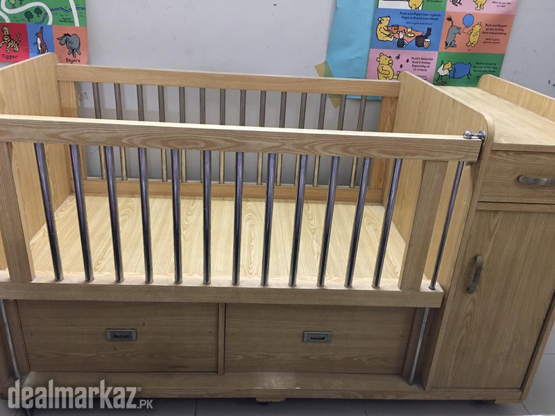 Wooden cot for kids photo 1