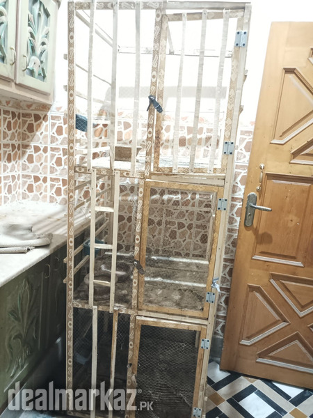 Hens cage pinjra 3 portion