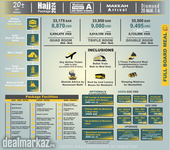Hajj Packages 2024 Maktab A Category 20+ Day's photo 1
