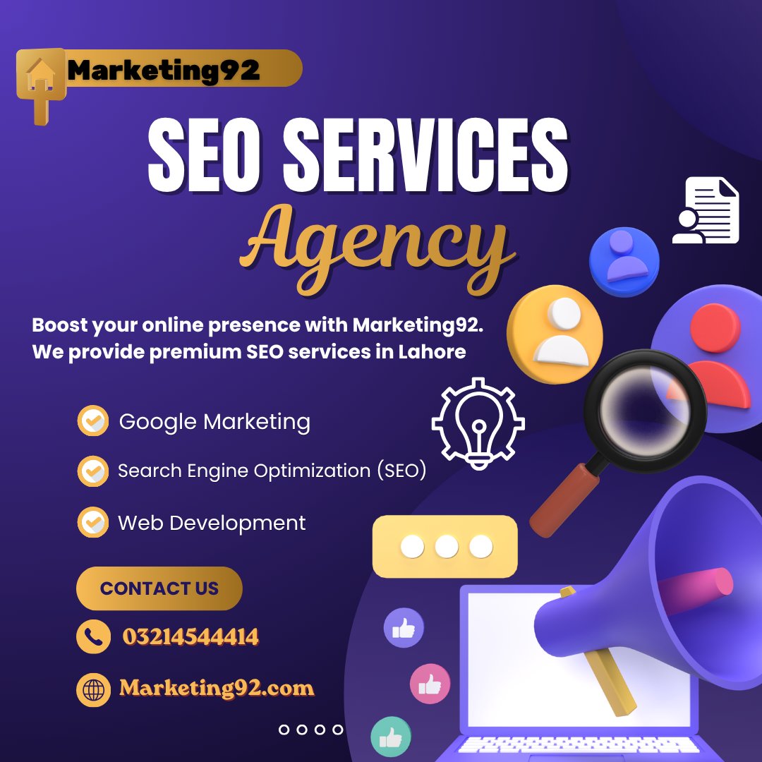Top-Rated SEO Experts in Lahore | Marketing92