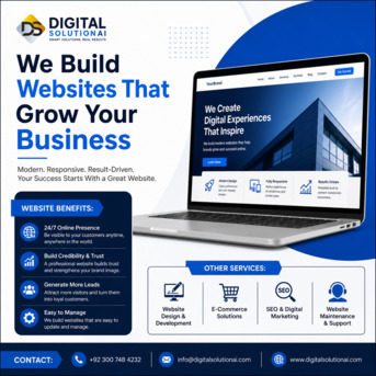 WE BUILD WEBSITES THAT GROW YOUR BUSINESS 🌐