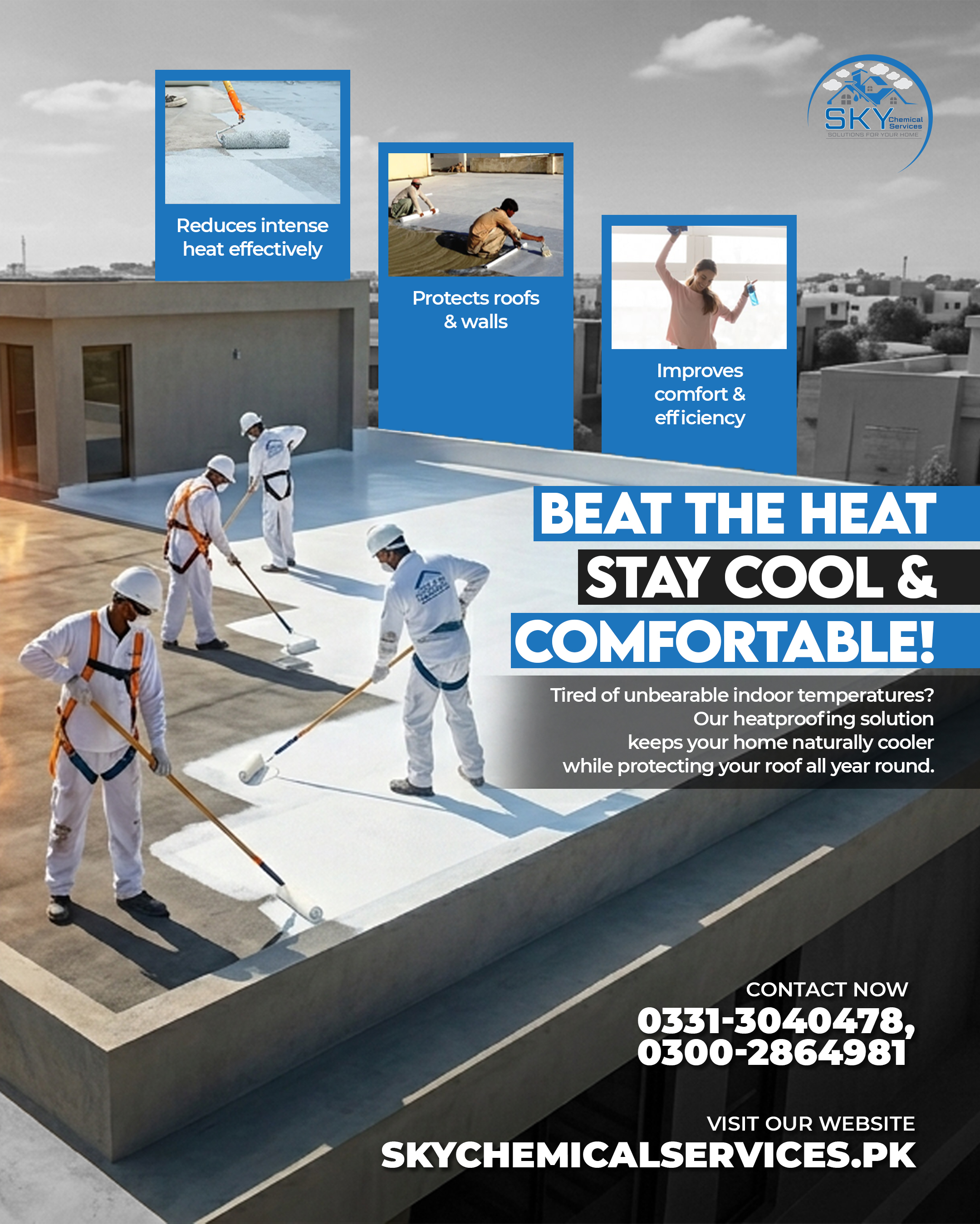 Heat Proofing Services | Sky Chemical Services