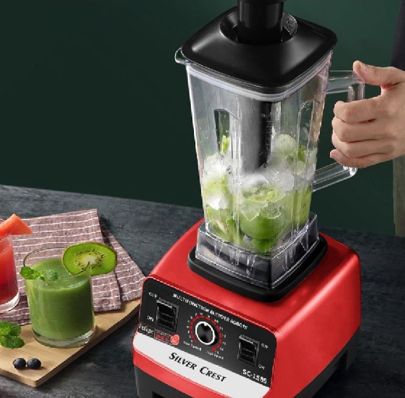 2L BPA Free Multifunctional Blender Set Red Black photo 1