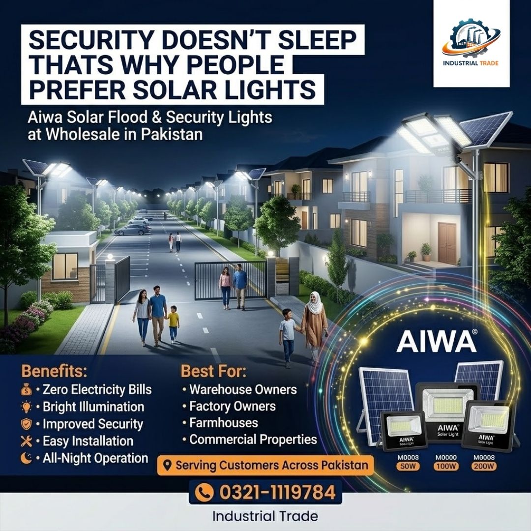 Solar Lights jo apke street koe raat br roshan rkhe | Free Delivery photo 2