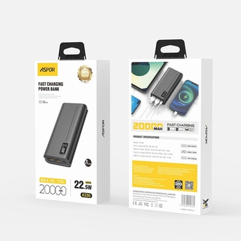 PKR 2700,  Stay Powered Anywhere With The Aspor A320 Power Bank!