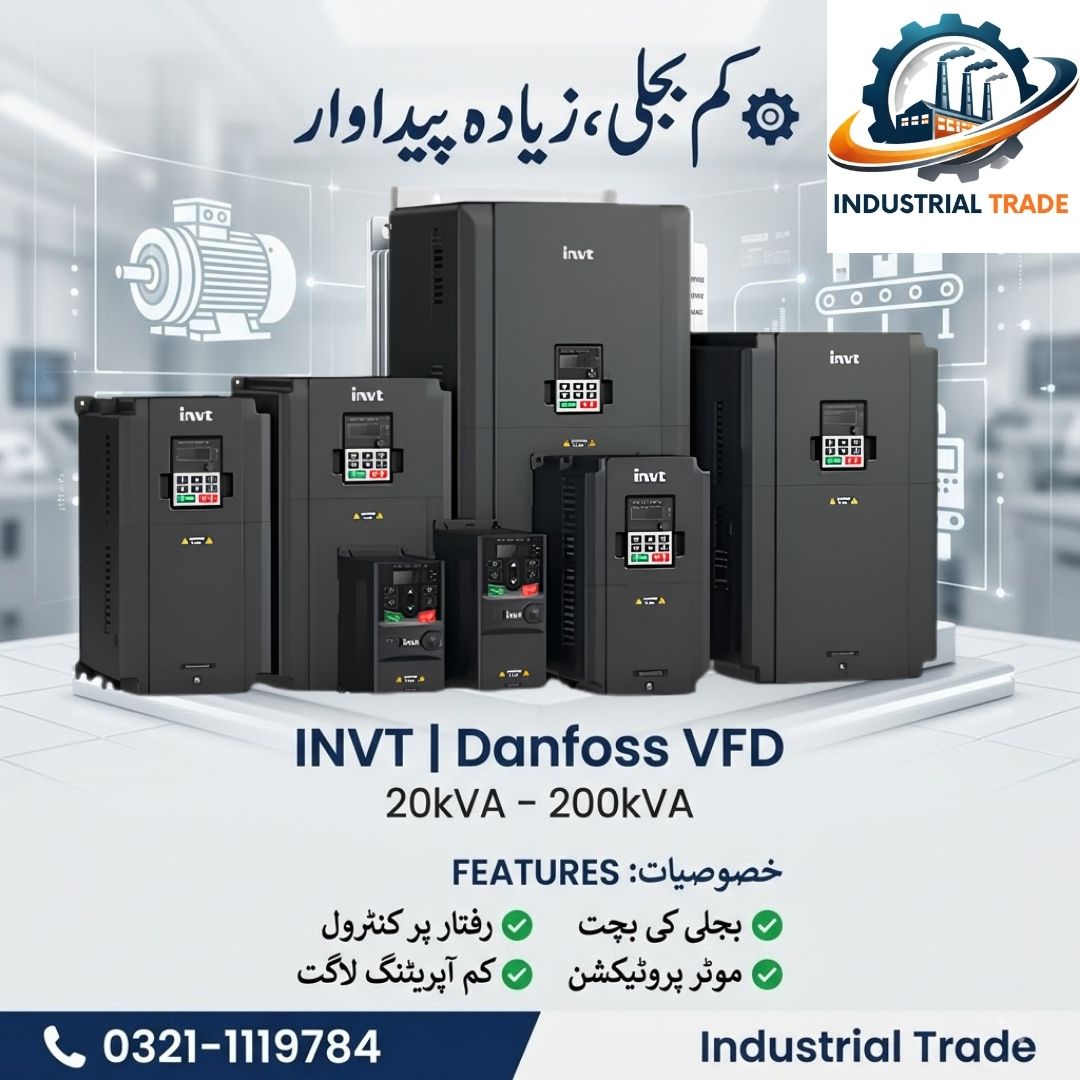 VFD Solutions in Pakistan | INVT & Danfoss VFD for sale in Pak