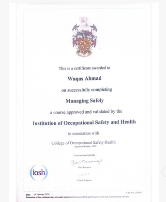 I Want A Safety Officer Job I Have Many Experiance photo 5
