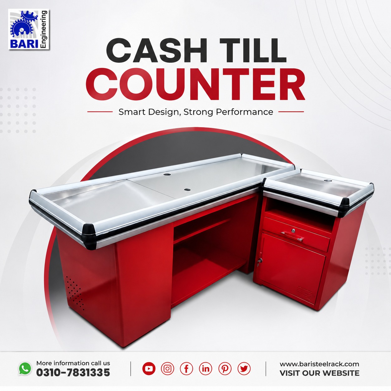 Cash Till Counter| Bari Engineering Pakistan
