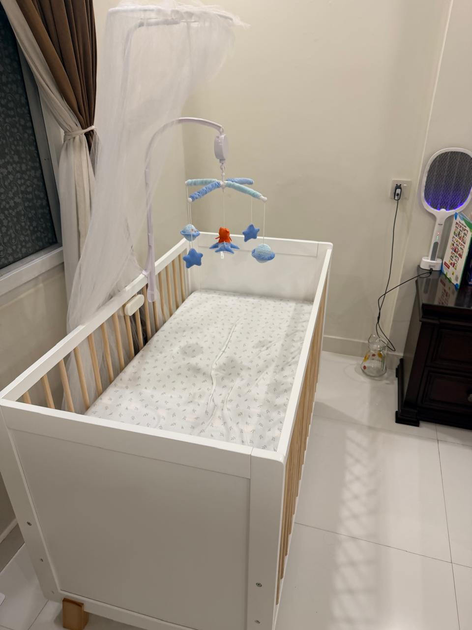 Premium Baby Cot With Mattress photo 4