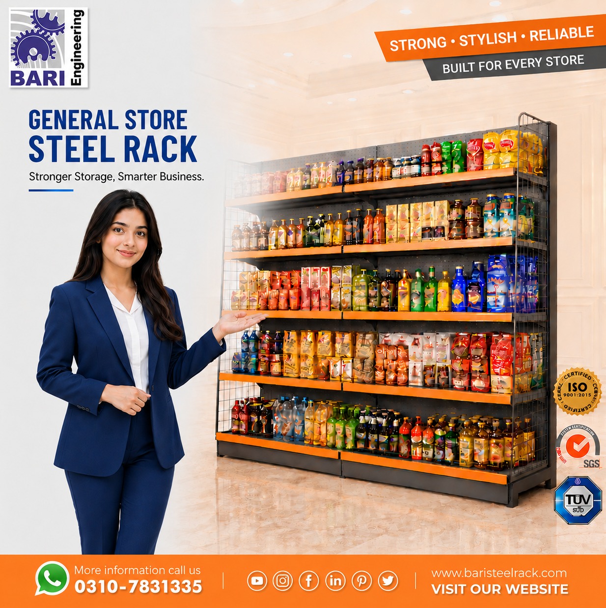 General Store Rack | Bari Engineering Pakistan