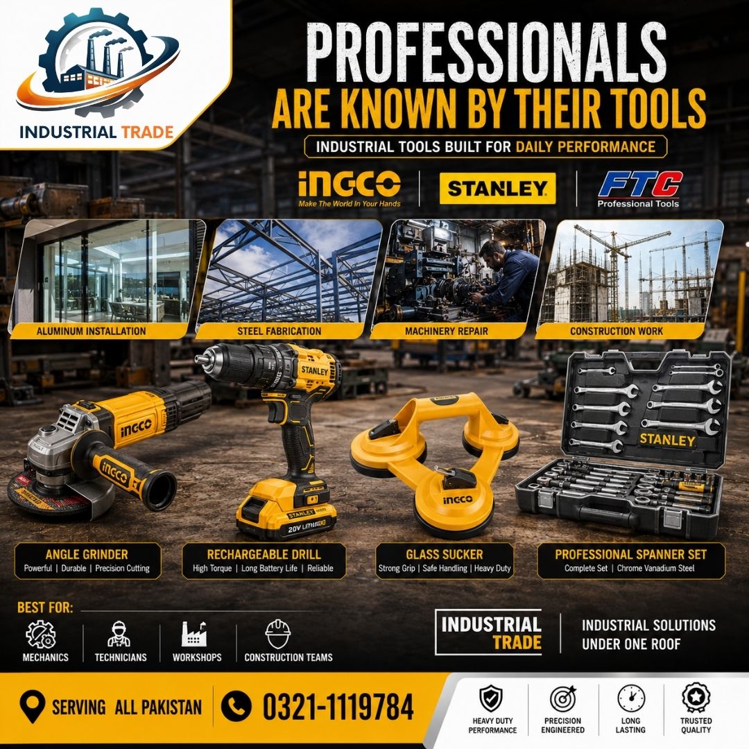 Industrial Tools Price in Pakistan | INGCO, Stanley & FTC Tools