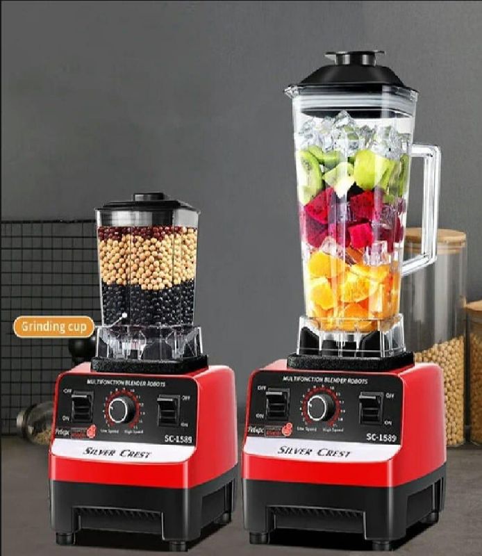 2L BPA Free Multifunctional Blender Set Red Black photo 4
